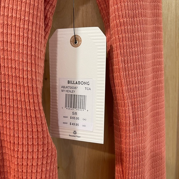 Billabong coral shirt - Picture 4 of 8